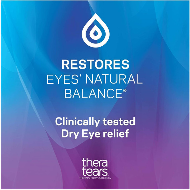 Thera Tears Thera Tears Lubricant Eye Drops, 1 oz (Pack of 3)