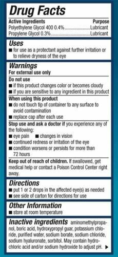 Alcon Systane Lubricant Eye Drops Preservative Free Dry Eye Relief Sterile .3oz