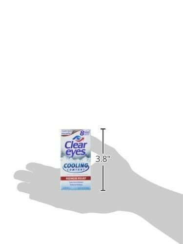 Clear Eyes Lubricant Eye Drops 12hr Cooling Comfort Refresh Redness Relief .5oz
