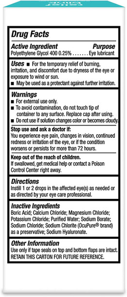 Blink Tears Lubricating Eye Drops, .5 oz.