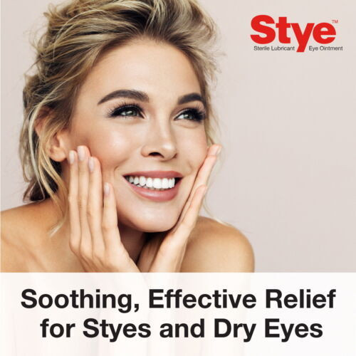 Stye Sterile Lubricant Eye Ointment Minor Irritation Discomfort Relief 0.125oz
