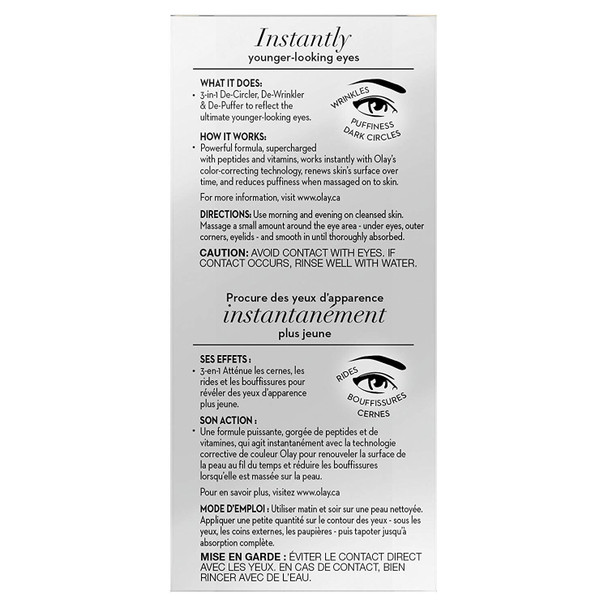 Olay Eyes Ultimate Eye Cream Dark Circles Wrinkles & Puffiness Treatment 0.4 oz