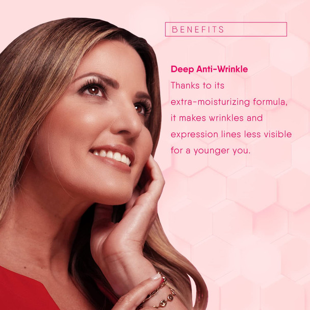 Cicatricure Deep Anti-Wrinkle Face & Neck Cream, Reduces the Appearance of Wrinkles from 1st Use, Face Moisturizer, Anti-Aging Cream, Non-Greasy Wrinkle Cream for Women, Neck Cream, 2.1 Ounces