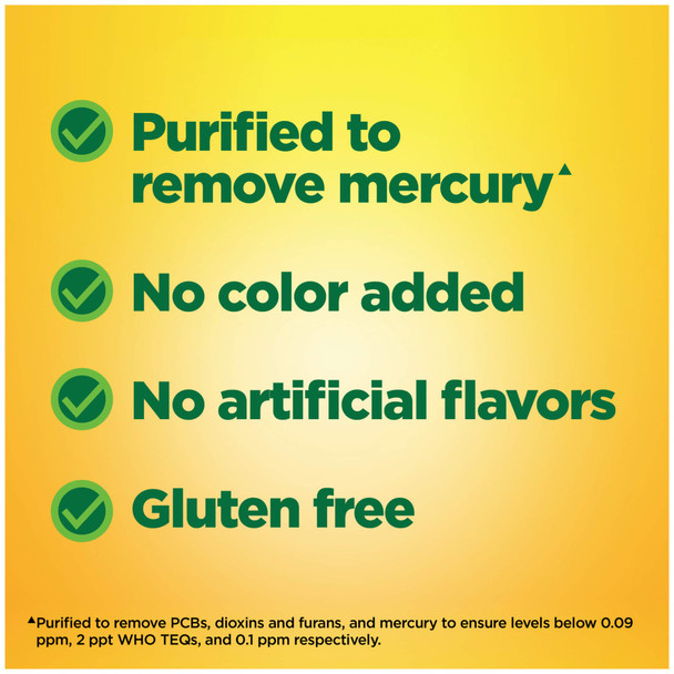 Nature Made Burp-Less Fish Oil 1200 mg One Per Day, 120 Softgels, Fish Oil Omega 3 Supplement For Heart Health