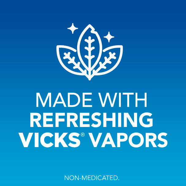 Vicks VapoPatch, Wearable Mess-Free Aroma Patch, Soothing & Comforting Non-Medicated Vicks Vapors, for Adults & Children Ages 6+, 5ct