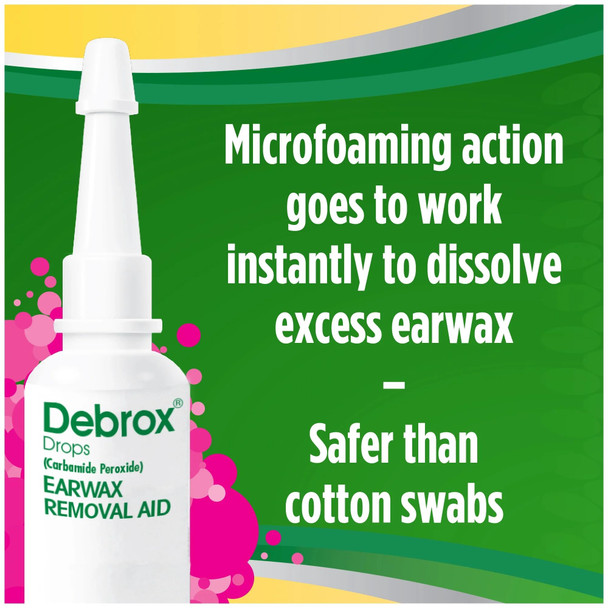 Debrox Ear Wax Removal Kit, Bulb Syringe & 0.5 Fl Oz Ear Wax Removal Drops with Carbamide Peroxide - Remove Earwax Which Can Contribute to Muffled Hearing, Ear Discomforts, and Tinnitus
