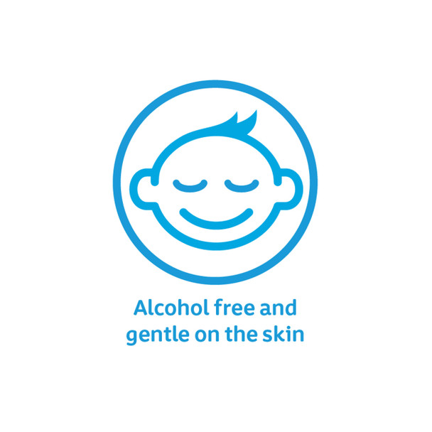 Johnson's Hand & Face Baby Sanitizing Cleansing Wipes for Travel and On-the-Go, No More Tears Formula, Paraben and Alcohol Free, 25 ct