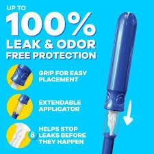 Tampax Pearl Tampons With LeakGuard Braid, Regular Absorbency, Unscented, Pack Of 18 Tampons