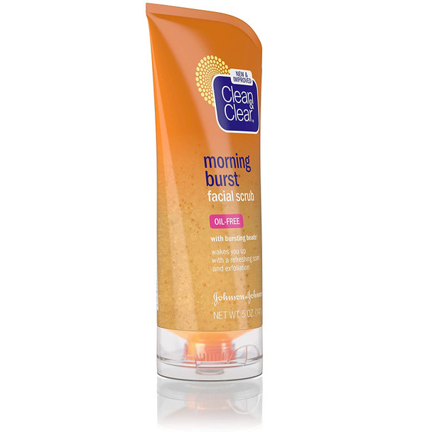 Clean & Clear Morning Burst Facial Scrub For All Skin Types, 5 Fl. Oz.