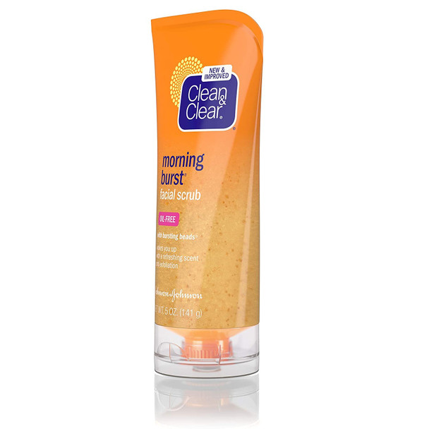 Clean & Clear Morning Burst Facial Scrub For All Skin Types, 5 Fl. Oz.