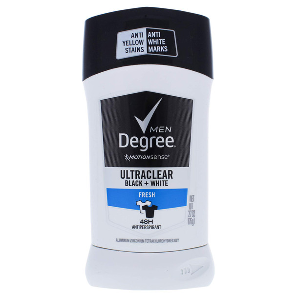 Degree Men UltraClear Antiperspirant Deodorant Fresh 72-Hour Sweat & Odor Protection Antiperspirant For Men With MotionSense Technology 2.7 oz