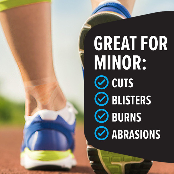 Nexcare Max Hold Waterproof Bandages, Stays On for 48 Hours, Flexible Bandages for Fingers, Knees and Heels - 60 Pack Clear Waterproof Bandages