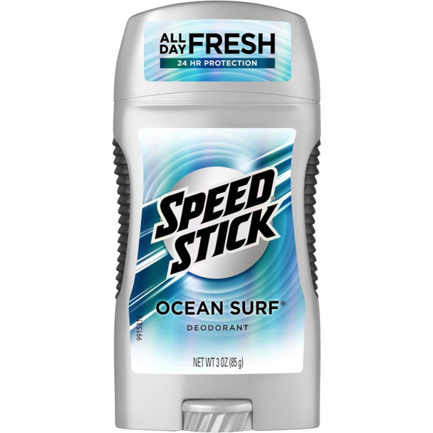 Speed Stick Clear Deodorant, Ocean Surf Scent for Men, 3 oz