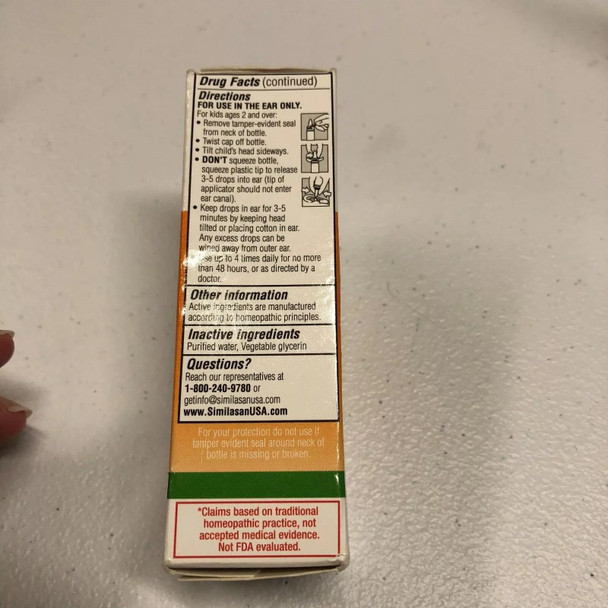 SIMILASAN Childrens Earache Relief, 0.33 FZ