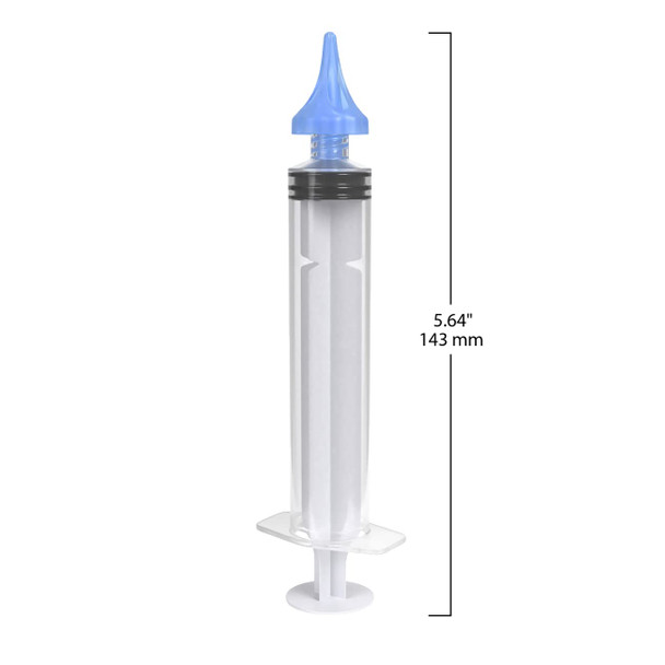 EZY DOSE Ear Wax Removal Syringe Tri-Stream Tip, Prevents Ear Infections, Safe and Effective, Easy to Use, Perfect for Kids and Adults, 20mL Capacity Clear, BPA Free