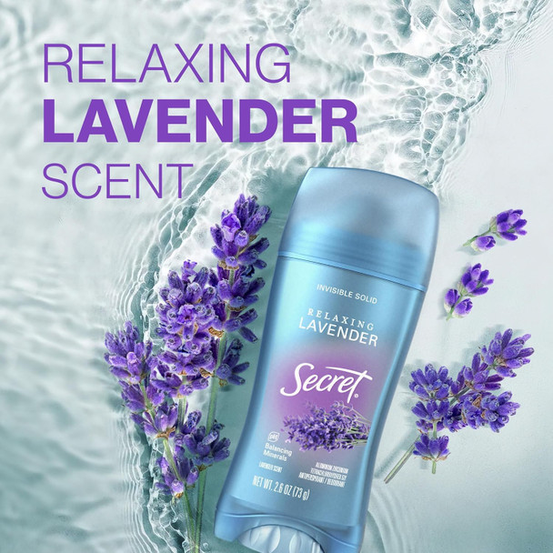 Secret Fresh Clear Gel Antiperspirant Deodorant, Luxe Lavender 2.6 oz
