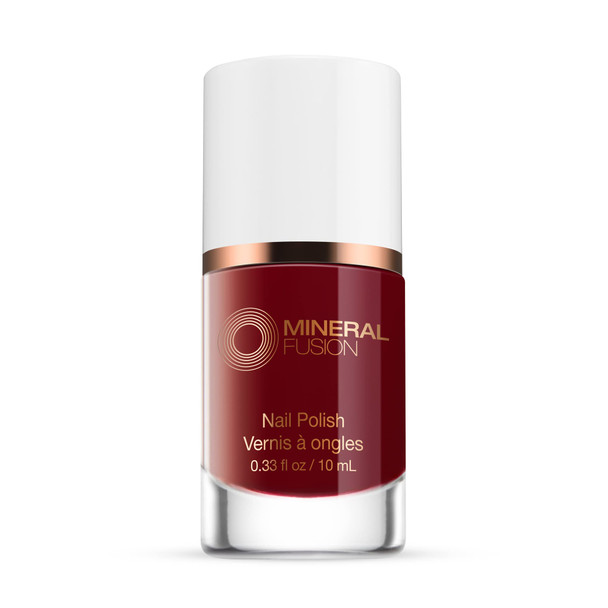 Mineral Fusion Nail Polish, Deep Red, Heart Throb Heart Throb 0.33 Fl Oz (Pack of 1)