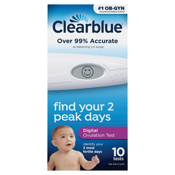 Clearblue Digital Ovulation Test, 10 Count
