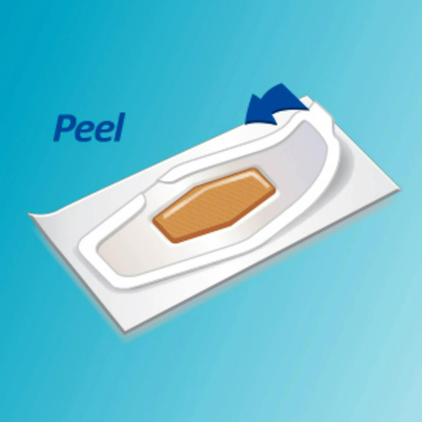 Nexcare Waterproof Clear Bandages Assorted Sizes, 50 Bandages