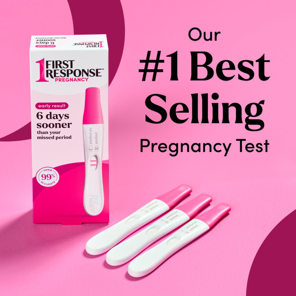 First Response Early Result Pregnancy Test, 2 Pack (Packaging & Test Design May Vary)