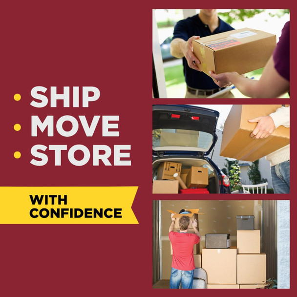 Scotch Secure Seal Packing Tape, Ultra Clear, Reliable and Durable Seal, 1.88 in x 800 in., 1 Packaging Roll with Dispenser