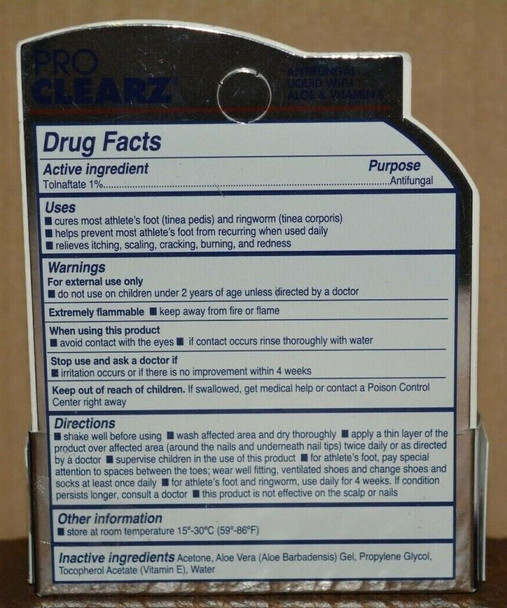 Proclearz Fungal Shield Antifungal Liquid, Brush-on, Maximum Strength, 1 Oz.