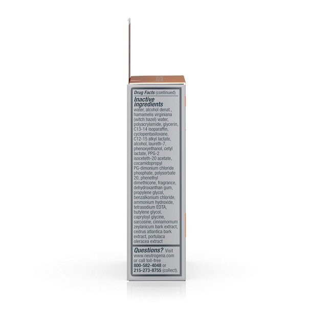 Neutrogena Rapid Clear Acne Eliminating Spot Treatment Gel with Witch Hazel and Salicylic Acid Acne Medicine for Acne-Prone Skin, 0.5 fl. oz