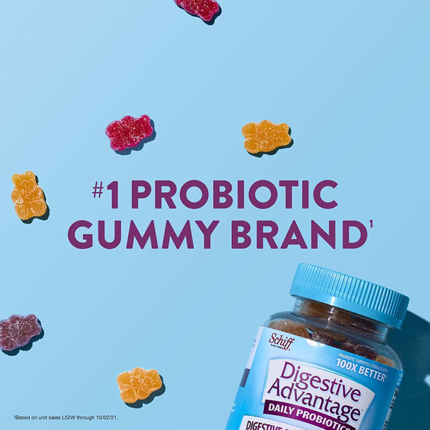 Schiff Daily Probiotic Gu Size 60ct Schiff Digestive Advantage Probioticgummies 60ct