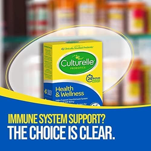 Culturelle Health & Wellness Daily Probiotic for Women & Men - 30 Count - 15 Billion CFUs & A Proven-Effective Probiotic Strain Support your Immune System- Gluten Free, Soy Free, Non-GMO