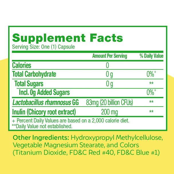 Culturelle Ultimate Strength Probiotic for Men and Women, Most Clinically Studied Probiotic Strain, 20 Billion CFUs, Supports Occasional Diarrhea, Gas & Bloating, Non-GMO, 20 Count