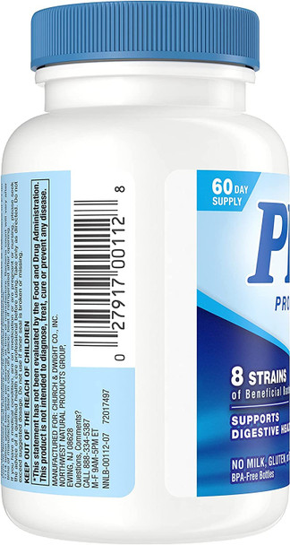PB8 Acidophilus Probiotic 120 Ct Bottle