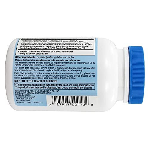 PB8 Acidophilus Probiotic 120 Ct Bottle