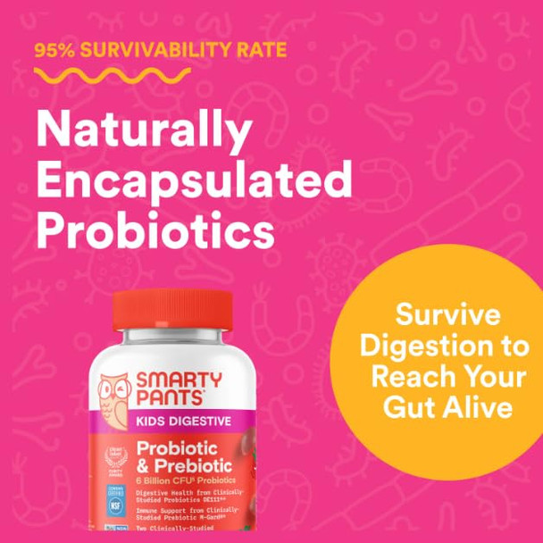 SmartyPants Kids Probiotic Complete, Strawberry Crème, 45 Count