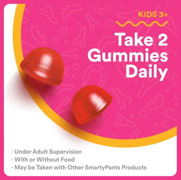 SmartyPants Kids Probiotic Complete, Strawberry Crème, 45 Count