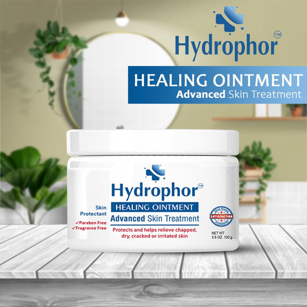 Hydrophor Ointment - Soothes & Protects Dry Skin - 3.5 oz. Jar - By Akron Pharma