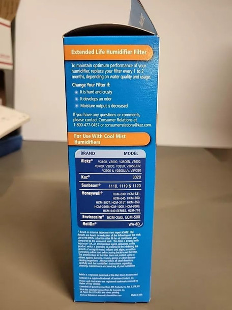 ProTec WF2 Kaz humidifier Filter