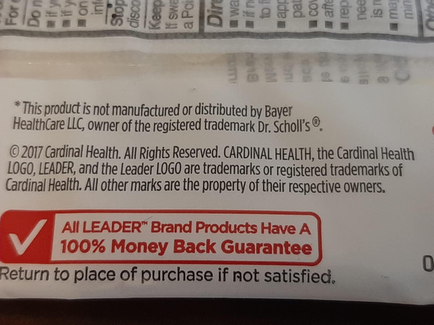 LEADER Medicated Corn Removers, Salicylic Acid 40%, Toe Corn Treatment Patches, All-Day Pain Relief, Cushion Protection Against Shoe Pressure and Friction, for Adults and Kids 10+, 9 Pads