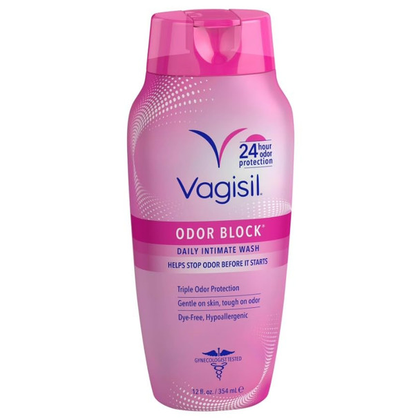Vagisil Feminine Wash with Odor Block Protection Light and Clean Scent -- 12 fl oz