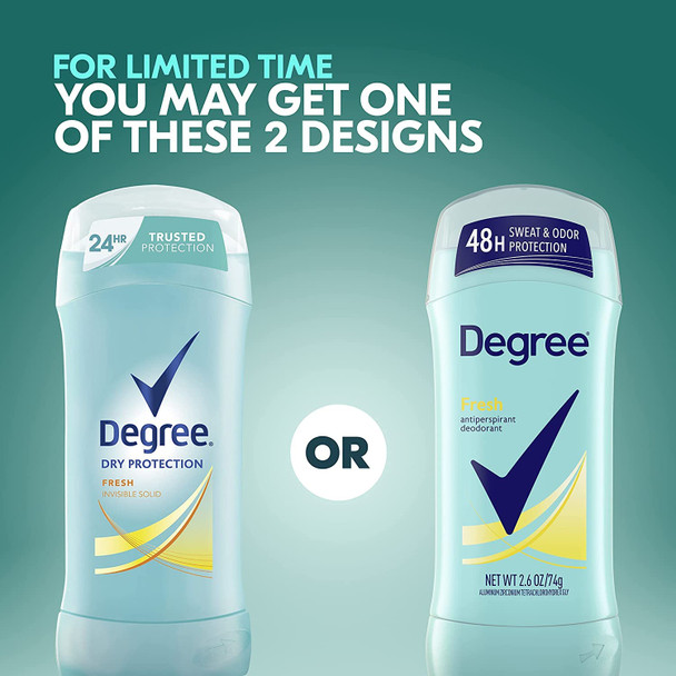 Degree Dry Protection Antiperspirant Deodorant - Fresh - 2.6 oz