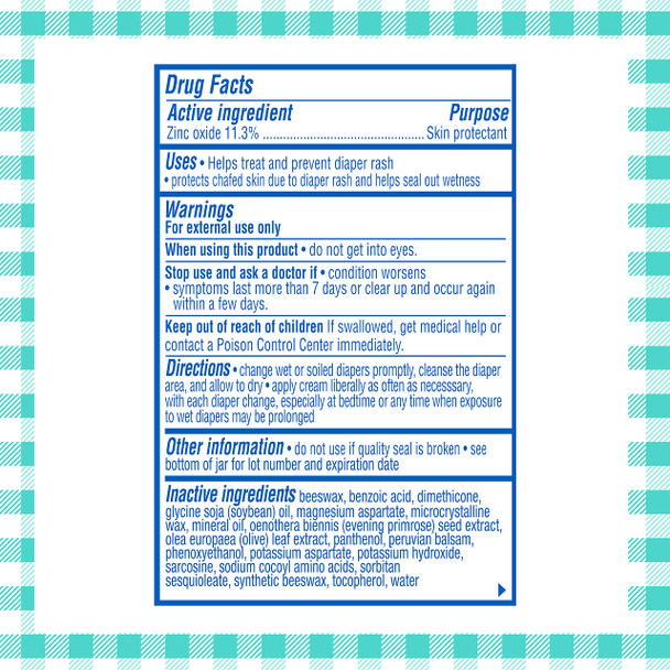 Balmex Complete Protection Baby Diaper Rash Cream with Zinc Oxide + Soothing Botanicals, 4 Ounce