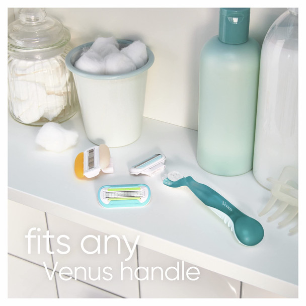 Gillette Venus Smooth Womens Razor Blade Refills, 8 Count, Lubracated to Protect the Skin from Irritation