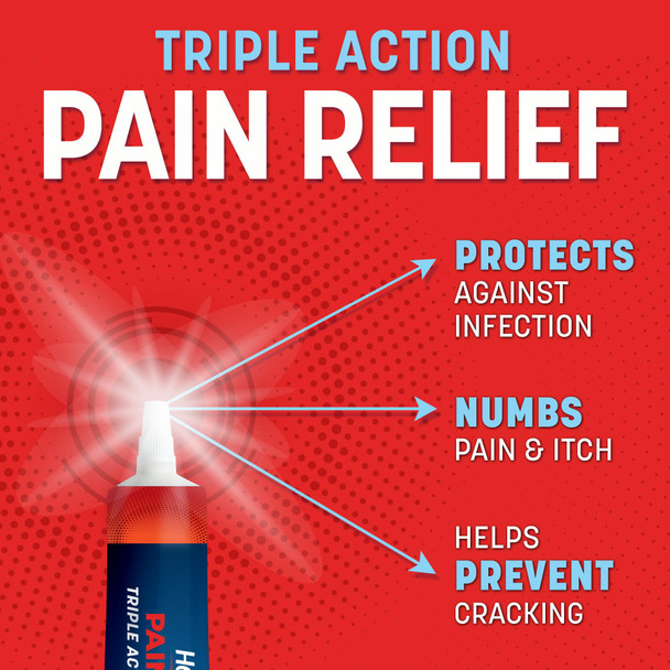 Herpecin-L Pain Relief Treatment for Cold Sores and Fever Blisters, with Lidocaine, numbs Pain and Itch, Protects Against Infection, 0.15 oz