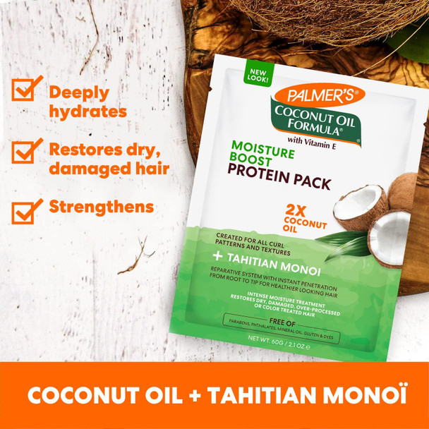 Palmer's Coconut Formula Moisture Boost 2.1 Oz. Protein Pack