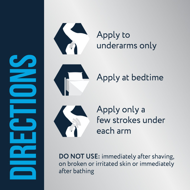 Certain Dri Prescription Strength Clinical Antiperspirant Roll-On for Hyperhidrosis, 72-Hour Sweat Protection, Fragrance-Free, Doctor-Recommended for Men & Women, 1.2 fl oz, (Pack of 1)