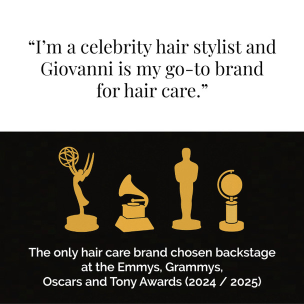 GIOVANNI ECO CHIC 50:50 Balanced Hydrating Clarifying Shampoo - Leaves Hair pH Balanced for Over-Processed Hair, Provides Moisture & Protection, Salon Quality, No Parabens, Color Safe - 8.5 oz