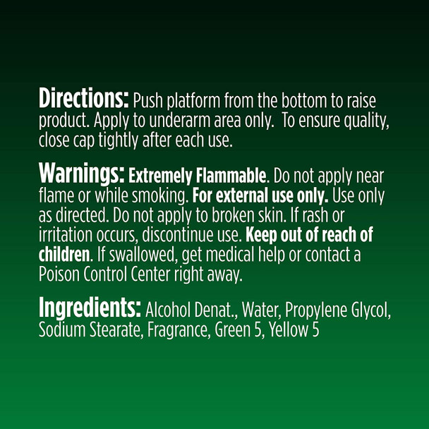 BRUT Classic Round Deodorant Stick - Scented for Men - for All-Day Freshness - Powerful Odor Protection - Paraben Free - 2.7 oz