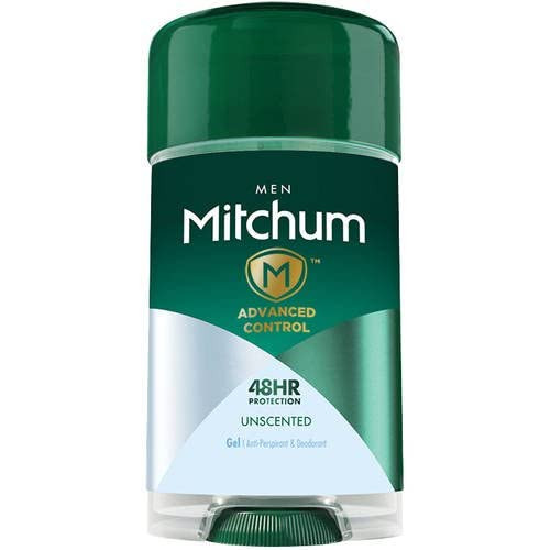 Mitchum Mens Triple Odor Protection Antiperspirant & Deodorant Gel, Unscented, 48HR Protection, 2.25 oz