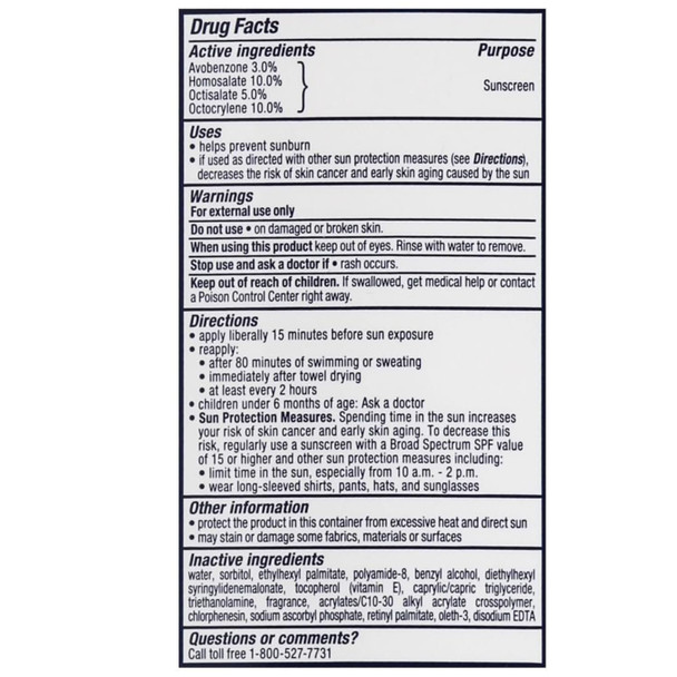 LEADER General Protection Sunscreen Lotion Broad Spectrum SPF 50, Water Resistant Moisturizing Lotion, 8 Ounce