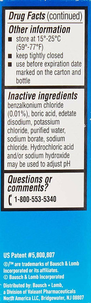 Bausch + Lomb Advanced Dry Eye Relief Rejuvenation Lubricant Eye Drops 0.5 Fl Oz