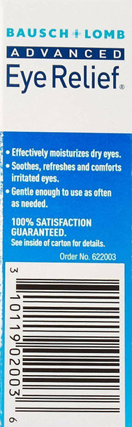 Bausch + Lomb Advanced Dry Eye Relief Rejuvenation Lubricant Eye Drops 0.5 Fl Oz